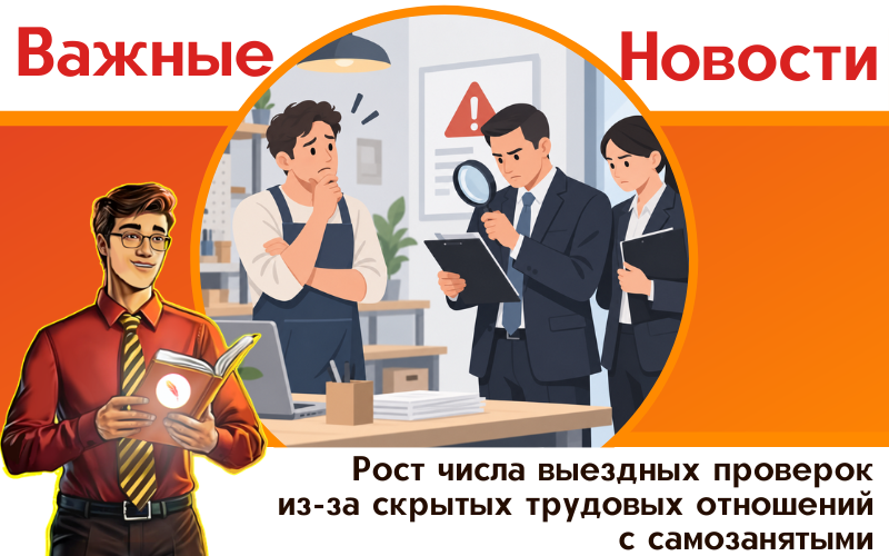 Рост числа выездных проверок из-за скрытых трудовых отношений с самозанятыми