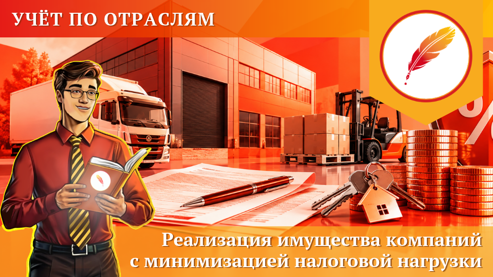 Реализация имущества компаний с минимизацией налоговой нагрузки