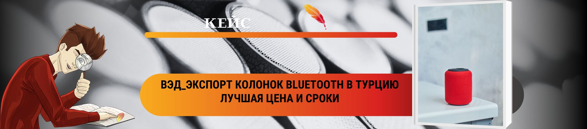 ВЭД_Экспорт колонок Bluetooth в Турцию лучшая цена и сроки