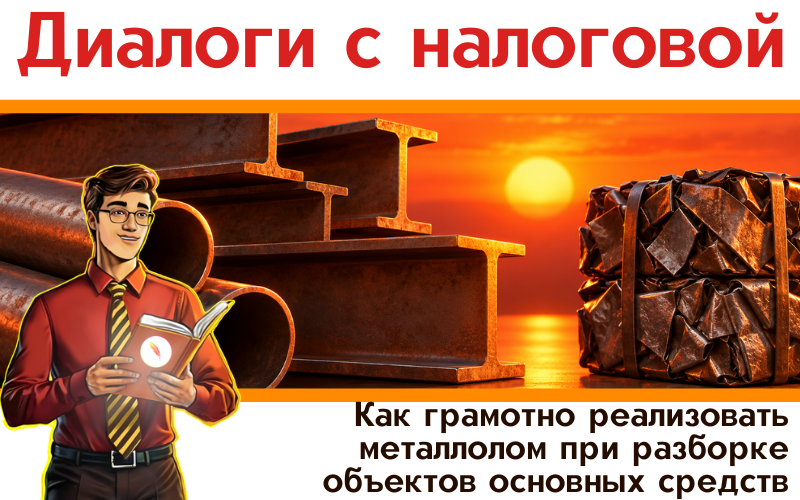 Как грамотно реализовать металлолом при разборке объектов основных средств