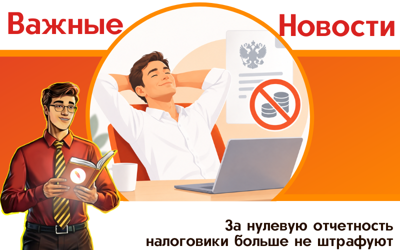 За нулевую отчетность налоговики больше не штрафуют