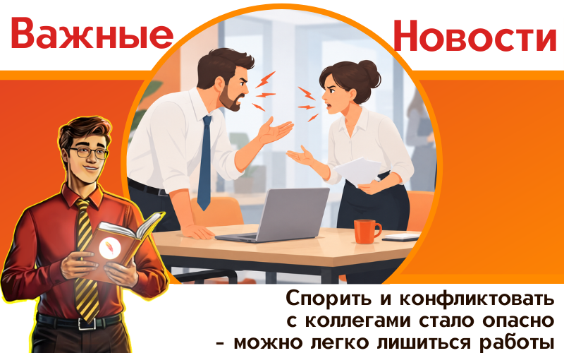Спорить и конфликтовать с коллегами стало опасно – можно легко лишиться работы
