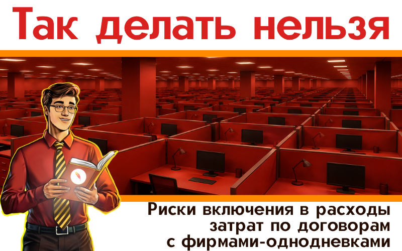 Риски включения в расходы затрат по договорам с фирмами-однодневками